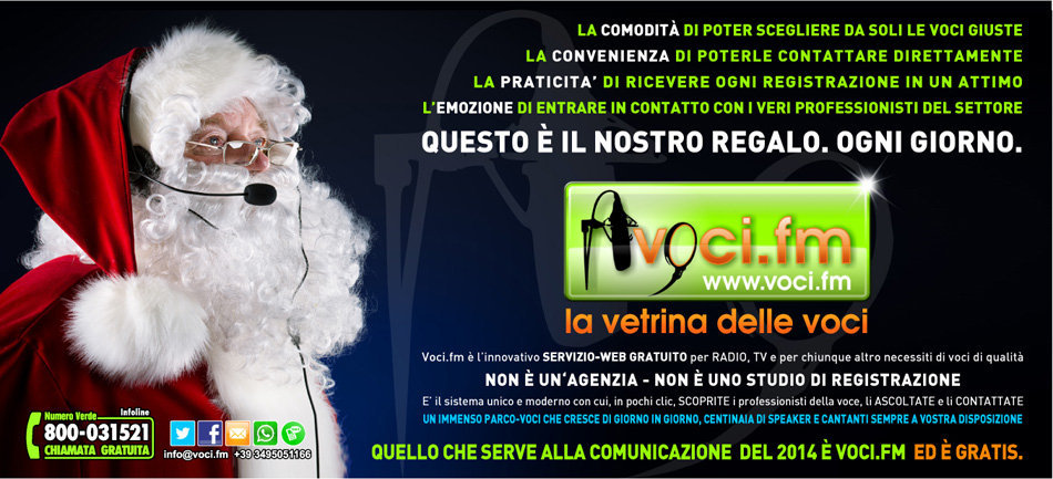 03 - CARTOLINA PRESENTAZIONE ALLE RADIO-TV NATALE 2013