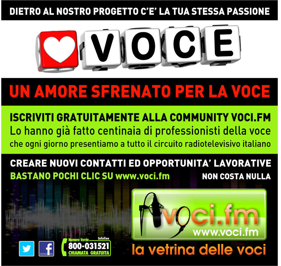 12 - CARTOLINA AMORE PER LA VOCE 11-2013