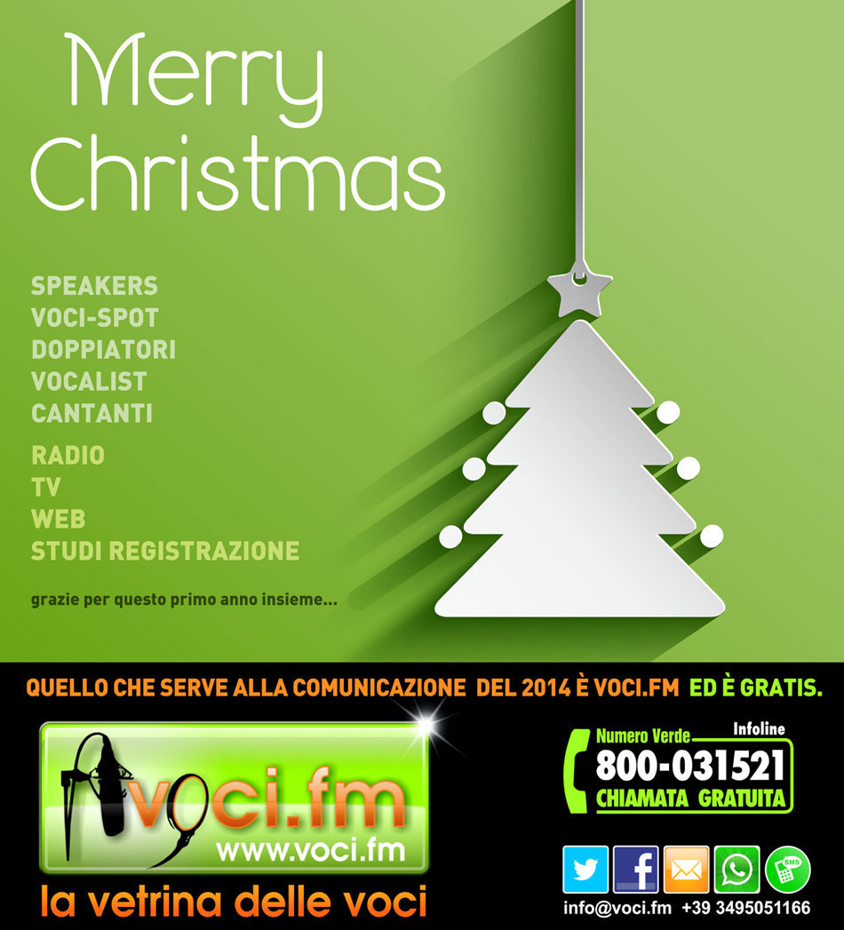 15 - CARTOLINA AUGURI DI NATALE 2013 agli iscritti