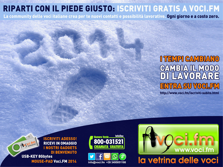 18 - CARTOLINA POST-FESTIVITA 01-2014