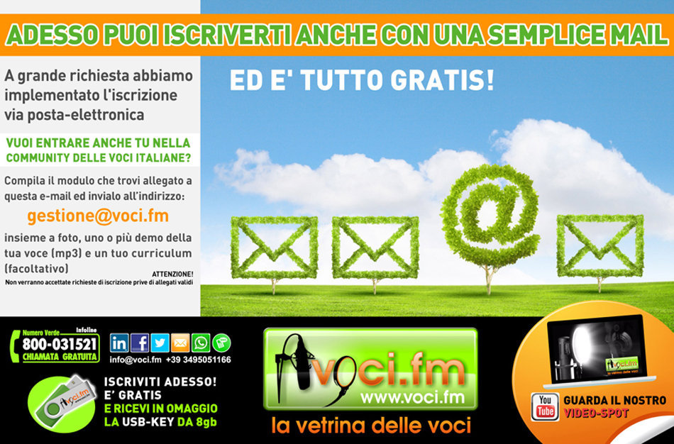 23 - CARTOLINA ISCRIZIONE VIA MAIL 03-2014 v02