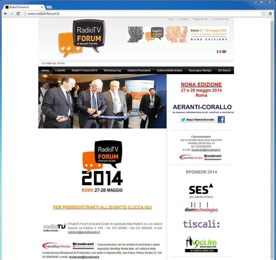 RADIOTV FORUM 05-2014 HOME-PAGE www.radiotvforum.it